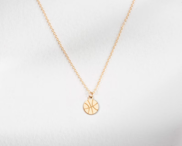 Simple B-Ball Necklace - Image 2